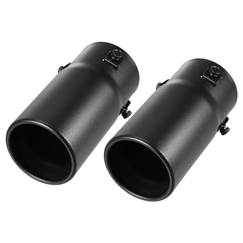 

Универсальная насадка на выхлопную трубу Motoforti, глушитель, хвостовая труба, вход 2,75 , выход 3 , прочная нержавеющая сталь, черный, комплект из 2 штук