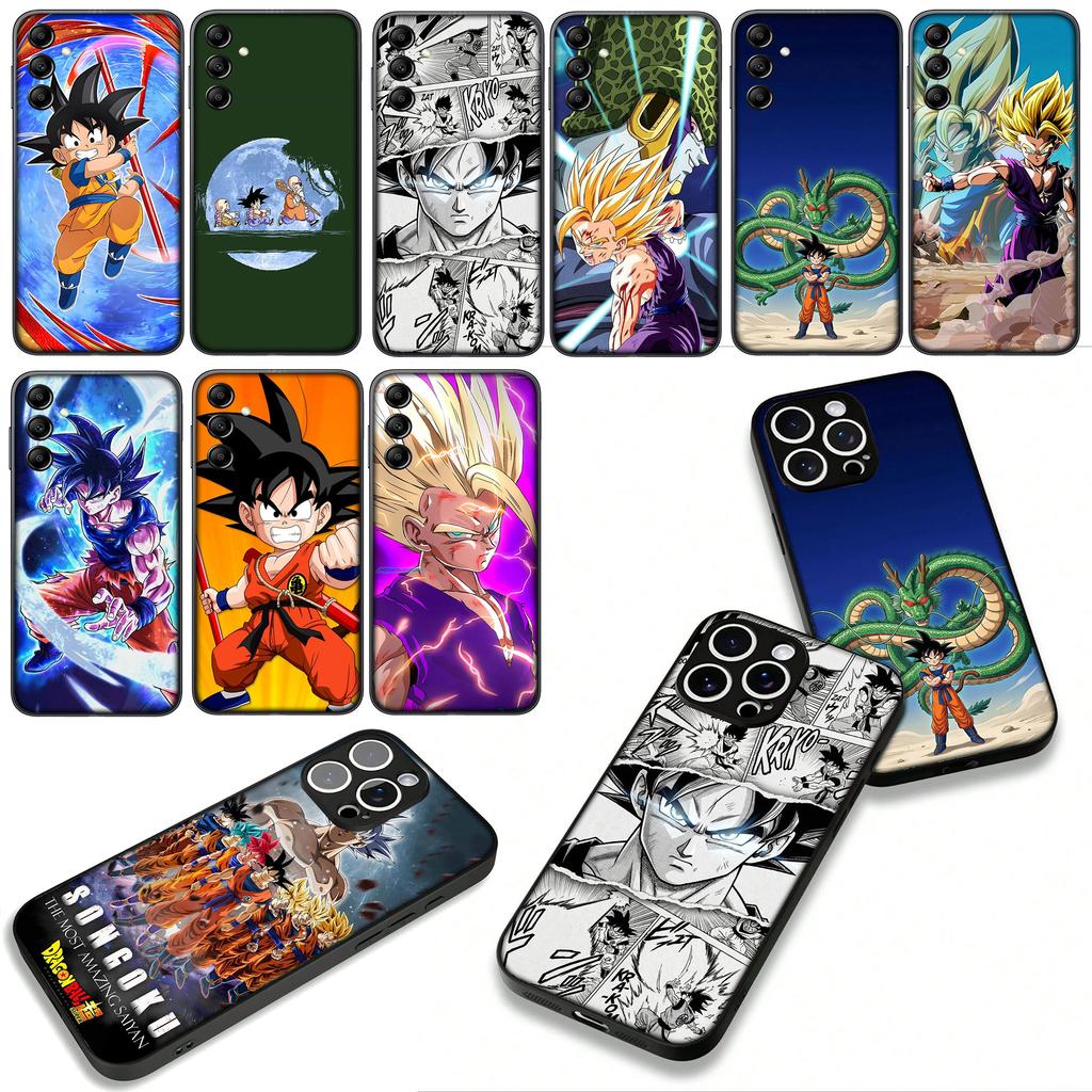 Cover for Xiaomi Redmi Note 15 11 9 10 Pro Plus A5 9A 9T 10A 10C 9C NFC 15C 8T Phone Case Dragons Gokus Son Gohan Balls