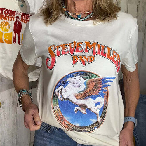 Steve Miller Band Shirt Steve Miller Band White T-shirt Unsiex S5XL VN3850 XXL