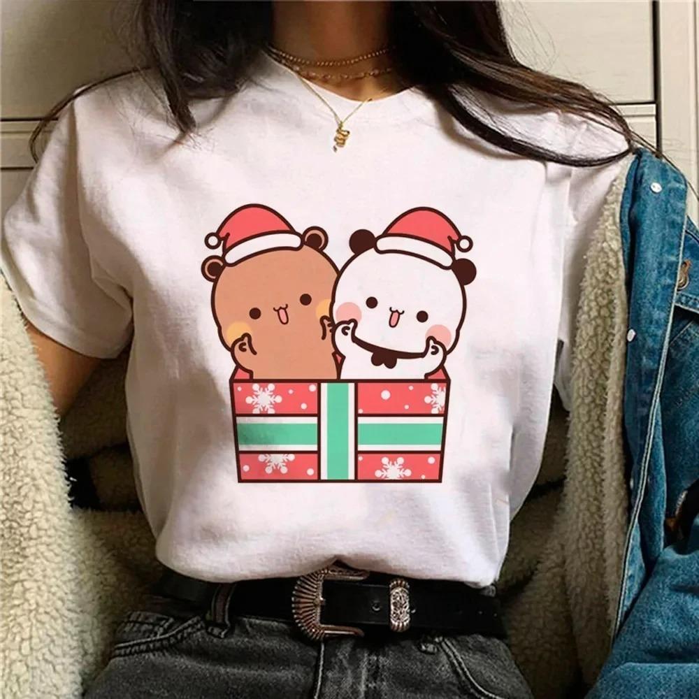 Bubu Dudu T-shirt Female Designer Anime Cute Girl Pattern Fun Harajuku T-shirt Summer Casual Breathable Loose Top