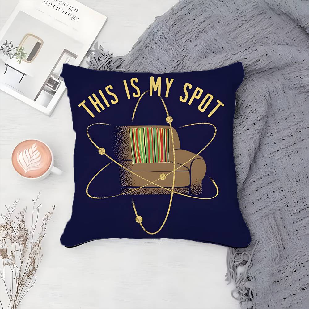 

TV Series T-The Big Bang Theory-MT Pillow Case Printing Pillowcase Living Room Sofa Cushion Cover Bedroom Room Decor 12x12Inch