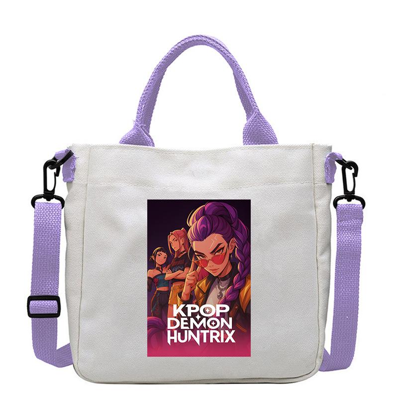 KPop Demon Hunters Anime Women's Crossbody Pouch Aesthetics KPop Demon Hunters Shoulder Bags Korean Fashion Messenger Pouch