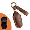 The key case is suitable for Tesla key cover model3 Y's x genuine leather car key cover, purely handmade.
