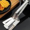 Stainless Steel Steak Tongs Clip Multifunctional BBQ Tongs Frying Fish Spatula Bread Frying Shovel Clip Household Kitchen Tool