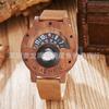 Bussola Multifunzione Orologio in Legno Orologio Sportivo da Esterno da Uomo/Donna Orologio per Studenti