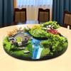 Floral Lazy Susan Centerpiece for Hotel Round Table Decoration