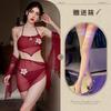 Sexy underwear new Guochao antique sexy perspective belly pocket summer pure passion light yarn Hanfu temptation suit