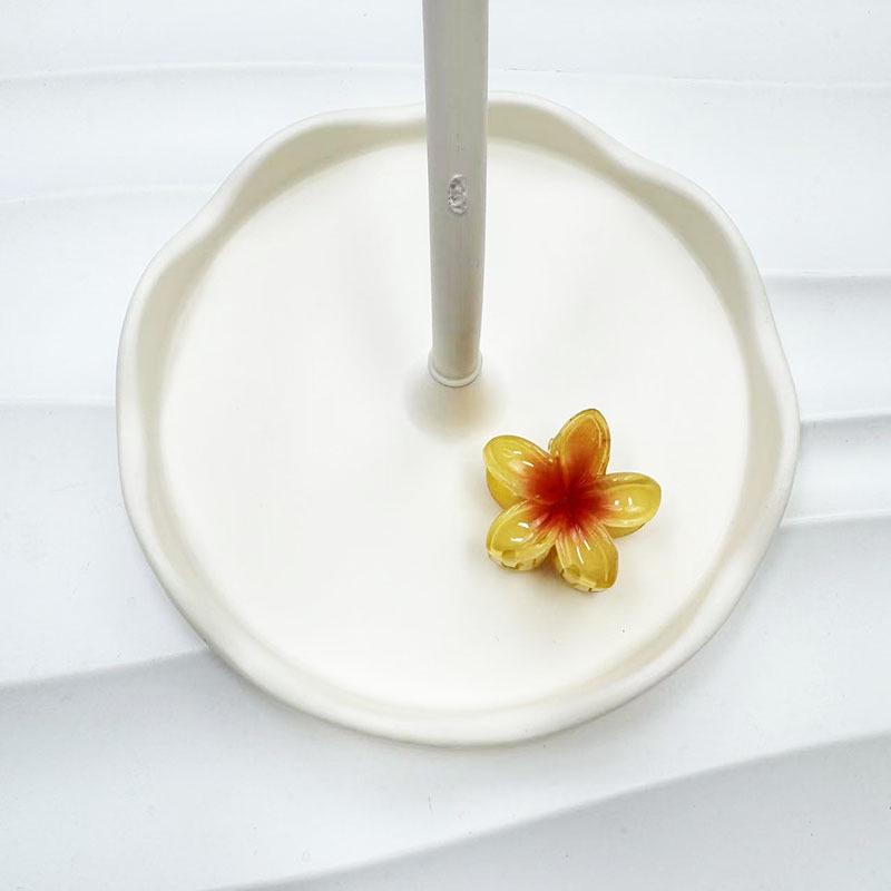 Europäische & Amerikanische Frangipani 4cm Strandurlaub Mode Haarspange