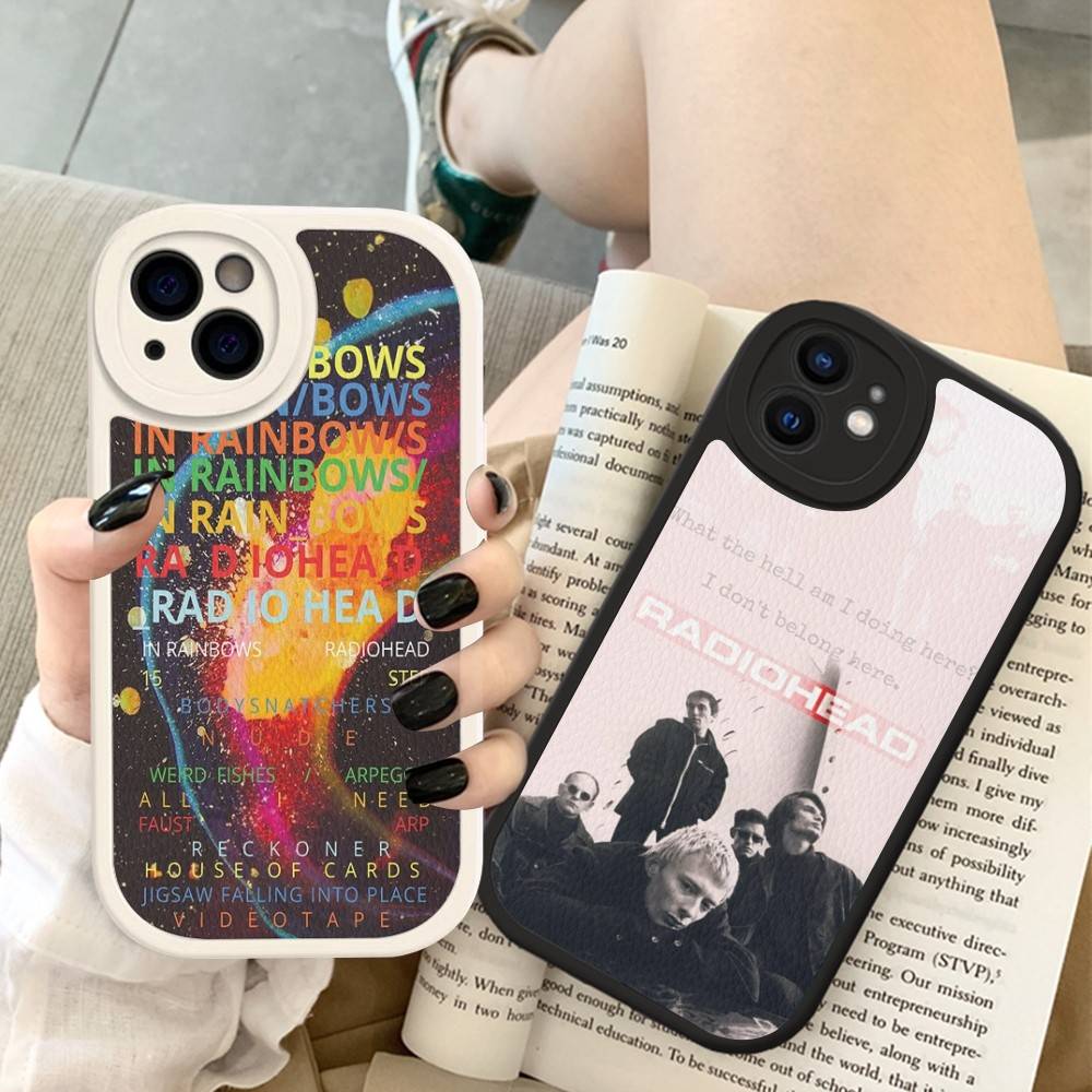 Fashion Design Radiohead Phone Case Hard Leather For iPhone 16 15 14 13 12 Mini 11 14 Pro Max Xs X Xr 7 8 Plus Fundas