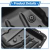 UXCELL 1 Pc No.4431997 Engine Oil Pan for Chrysler 200 2011-2014 Iron Black