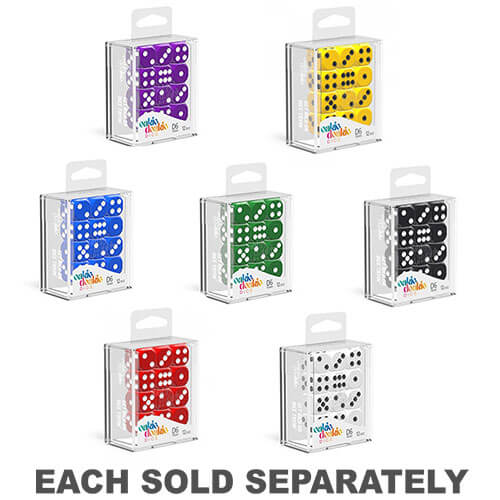 

Oakie Doakie D6 16 мм сплошные игральные кости 12 шт.