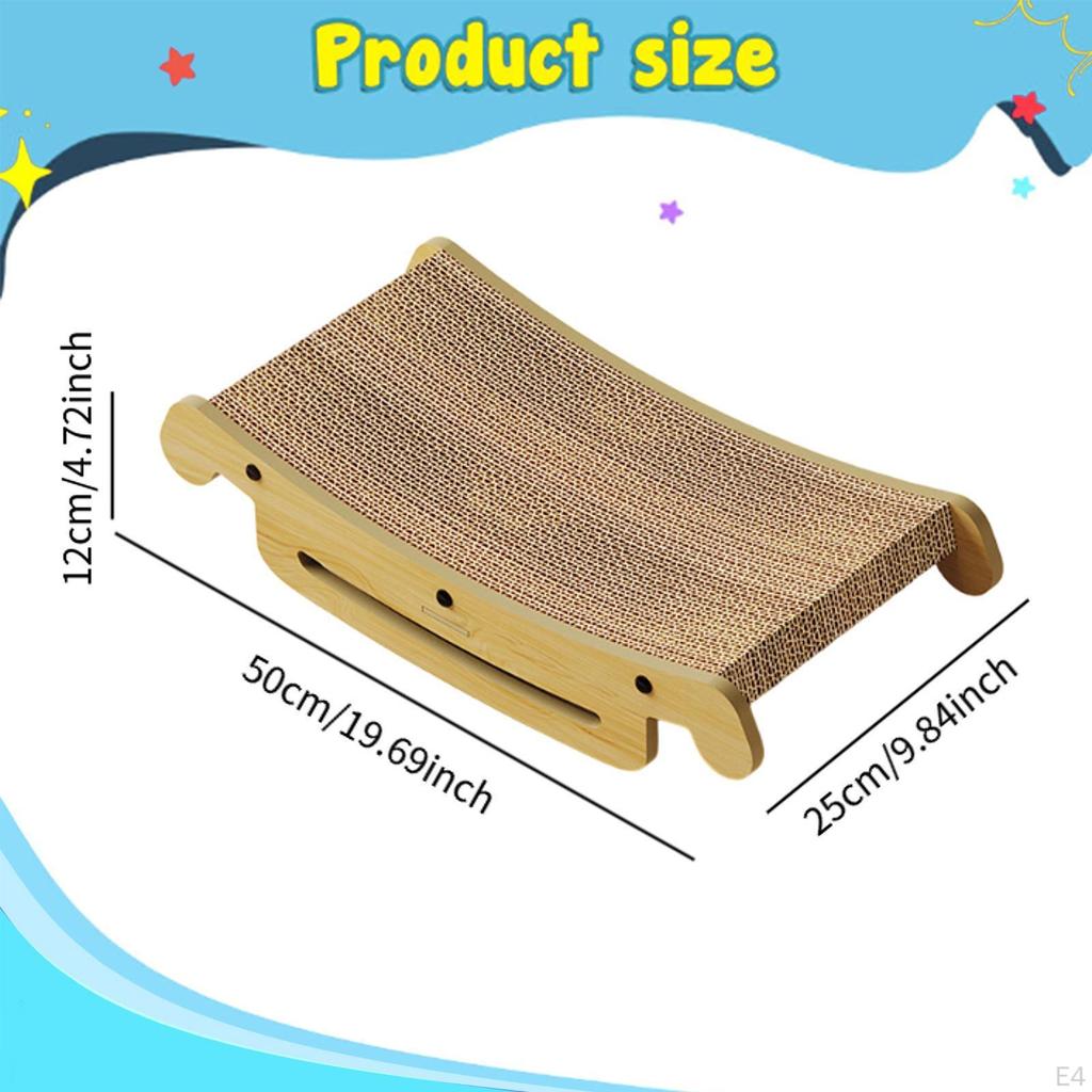 Cat Scratcher Bed Hammock for Indoor Cats and Kittens Modern Cozy Rest Play Furniture