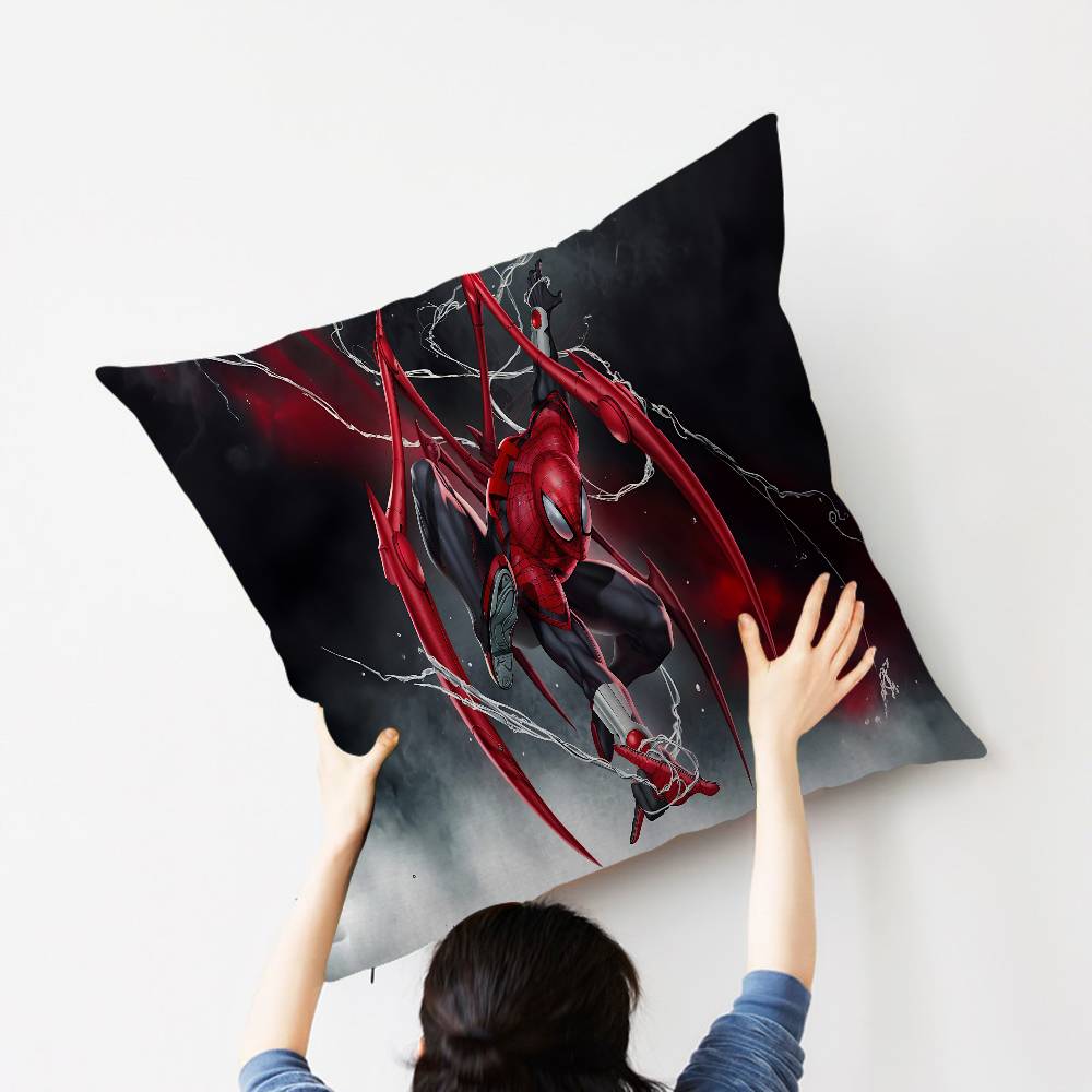 Avengers S-Superhero S-Spiderman Pillowcase toon Gift Cushion Cover Bedroom Home Sofa Chair Seat Decor pillow case
