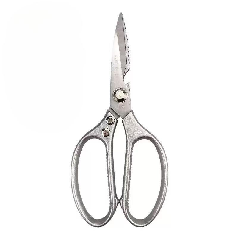 Kitchen Scissors - Multi-functional Stainless Steel Household Scissors - Special Scissors for Killing Chickens and Fish - Large Scissors