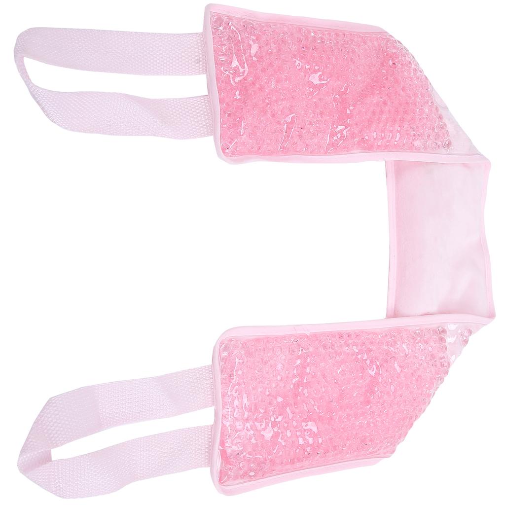 Hot Cold Compress Gel Wrap Hot Cold Therapy Wrap for Neck Shoulder Injury SwellingPink