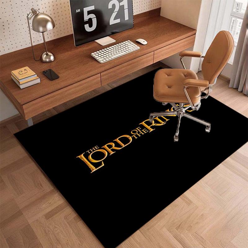 1PC Lord of the Rings Print Rug - home decoration Carpet For Living Room Bedroom Flooring Computer Chair Area Rug