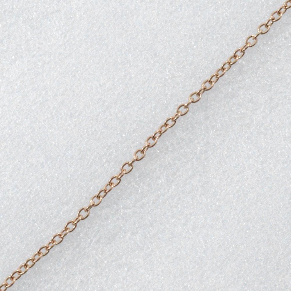 Ponte Vecchio Flour Necklace K18 Pink Gold/Pink Sapphire/diamond Flour 4.9g Women Used