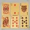 9*6cm Dubai Collection: 54 Pcs Premium Gold Foil Waterproof Playing Cards - Elegant Arabesque Style Poker Deck