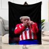 Atletico Madrid Blanket Soft Cozy Great For Office Couch Bed For All Occasions Digital Print Gift For Travel Home Birthdays