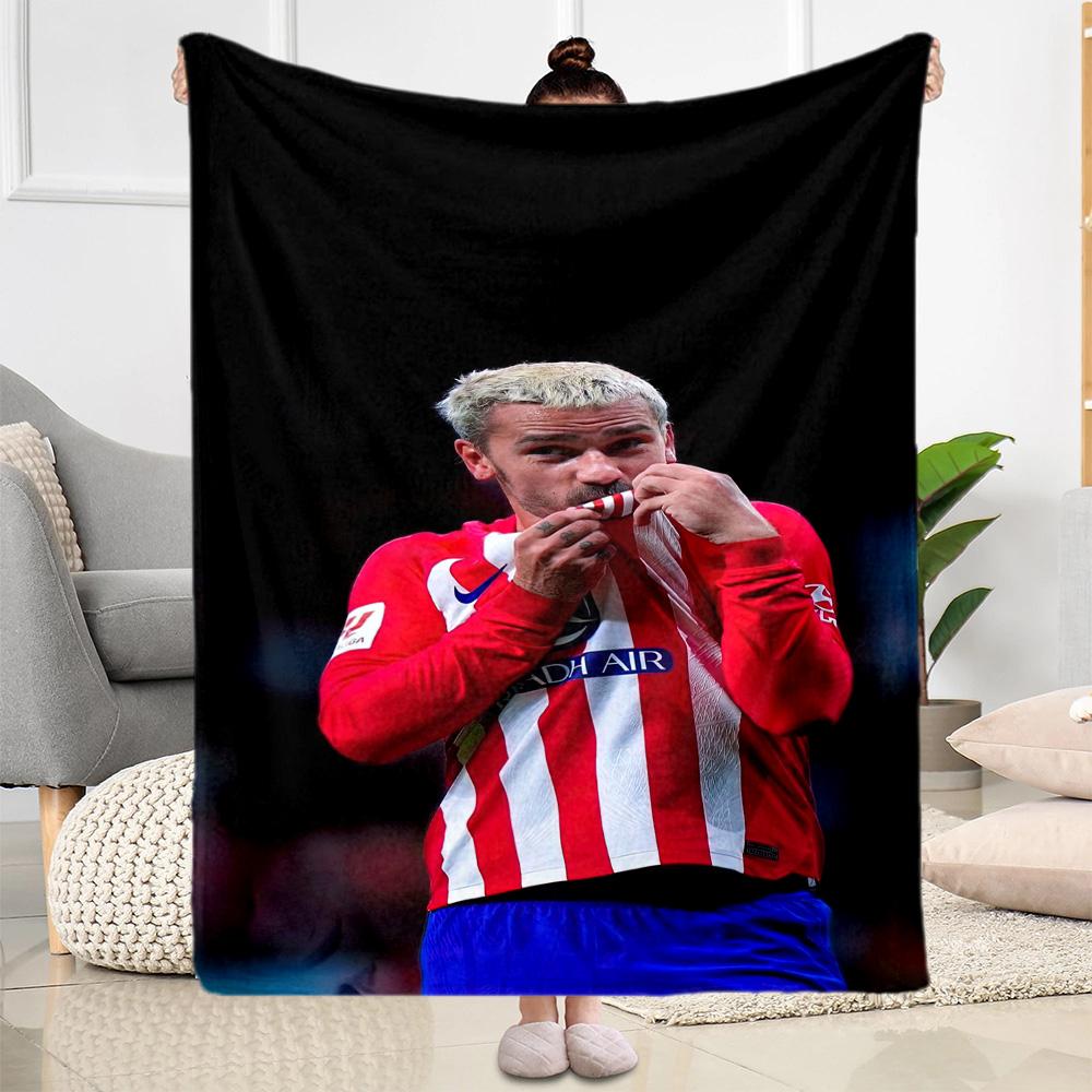Atletico Madrid Blanket Soft Cozy Great For Office Couch Bed For All Occasions Digital Print Gift For Travel Home Birthdays