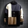 2023 Boys' Half-High Collar Thickened Sweater for Teens