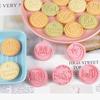 10 Pcs Mooncake Molds Different Patterns Clear Texture Heat Resisting Non-stick Easy Demoulding Cooking Star And Moon