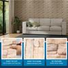 3D brick patterned wallpaper waterproof 38.5X35cm retro color self-adhesive living room wall sticker