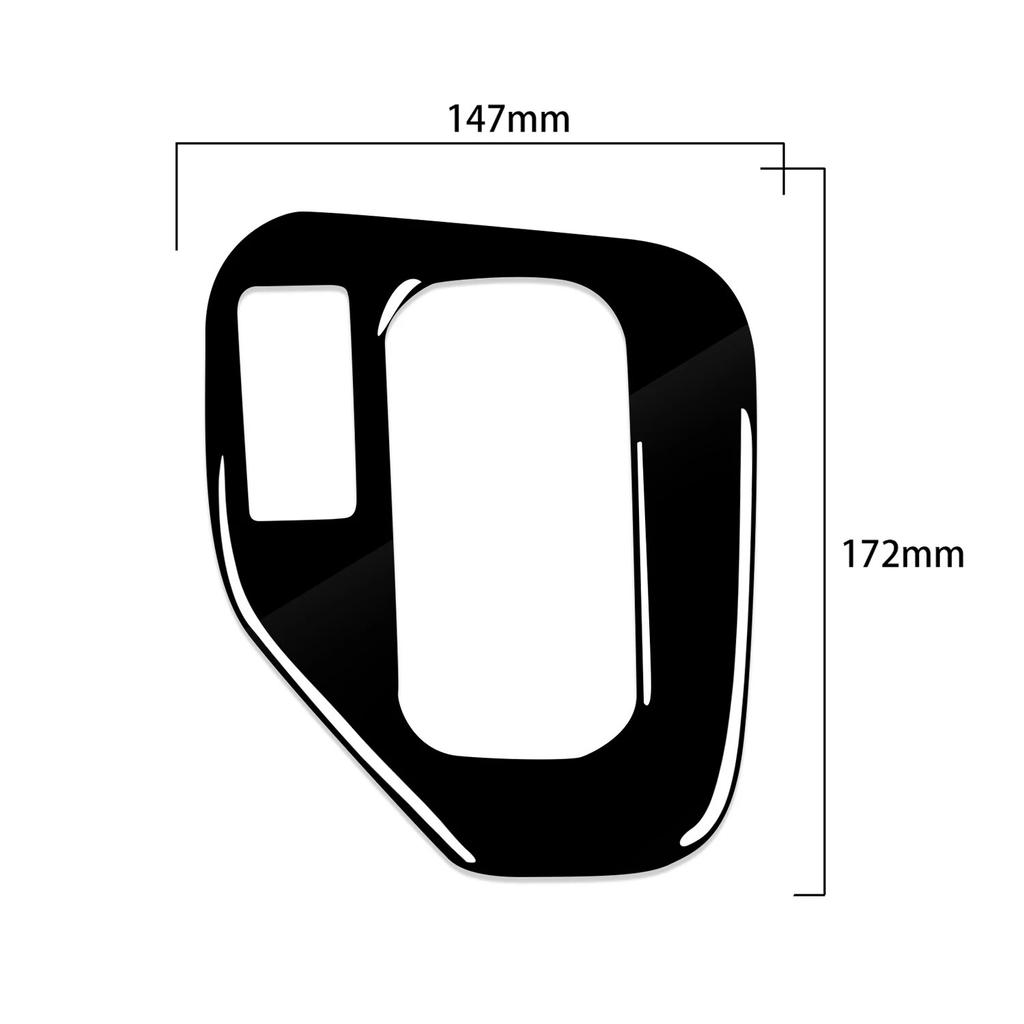 Für BMW 5 Series E39 1995–2003, Klavierschwarz, Schalthebel-Panel-Trim-Abdeckung, Auto-Innenraum-Nachrüstung, Zubehör, Dekorationsaufkleber