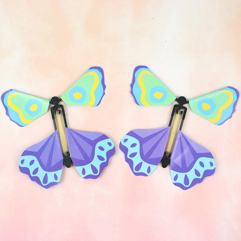 kids Powered Plastic Flying in the Book Magic Tricks Card Magic Toy Flying Butterfly