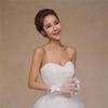 Seethrough Bowknot Mesh Gloves for Evening Party Short Gloves Bridal Gloves Wedding Accessory Handwear for Special Event
