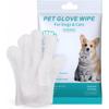Pet Glove Wipes – 6 PCS Cleaning Gloves for Dogs & Cats, Grooming Wipes for Fur, Face, Ears, Eyes, and Paws, No-Rinse