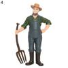 Worker Farmer Action Figure PVC Model Simulation Figurine Mold Decor Toys Gift
