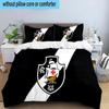 3PCS Vasco Da Gama Crest Design Printed Bedding Set, Includes A Duvet Cover and Two Pillowcases for Bedroom, Suitable for All Seasons