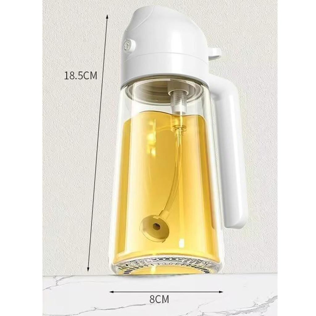 Kitchen Oil Spray Bottle, Glass Fogging Oil Sprayer for Cooking, Multipurpose Household Oil Bottle for Spraying & Drizzling