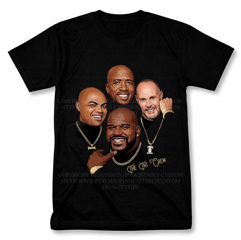 Shaq Charles Ernie Kenny TNT NBA Crew 90 s Graphic T Shirt Vintage Style Tee 3XL