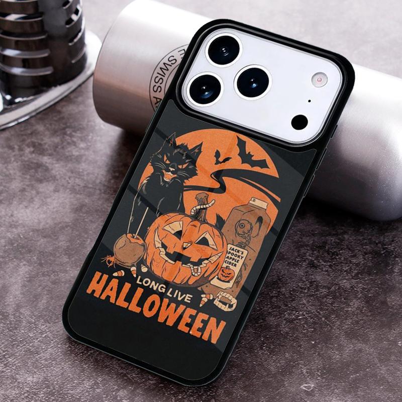 Halloween Phone Case for iPhone 17 16 15 Pro Max Air 14 13 12 11 Plus Shockproof Cover