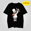 Fun Food Style Chef Printed Tshirt Simple Cartoon Style Summer Casual And Comfortable Short Sleeved Top
