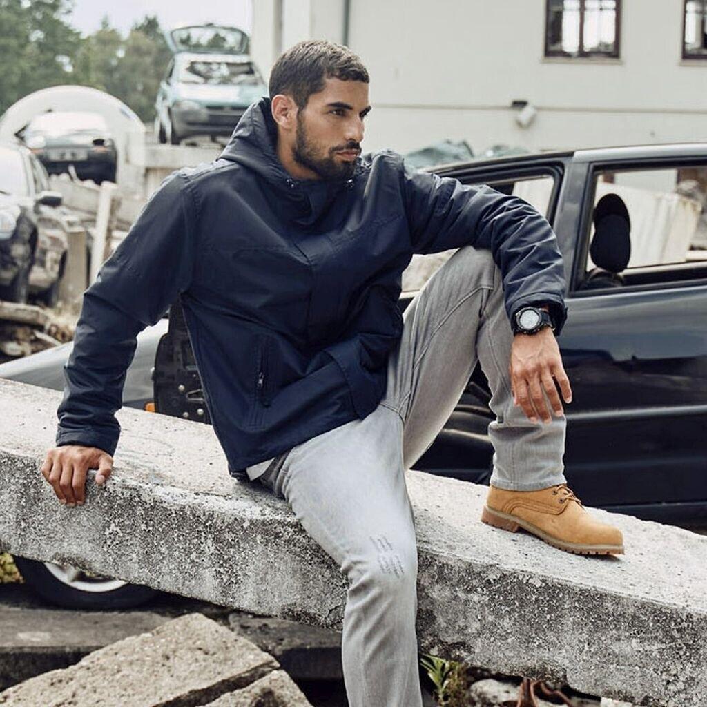 Demi-season Jacket Brandit Windbreaker Frontzip (3167) Navy