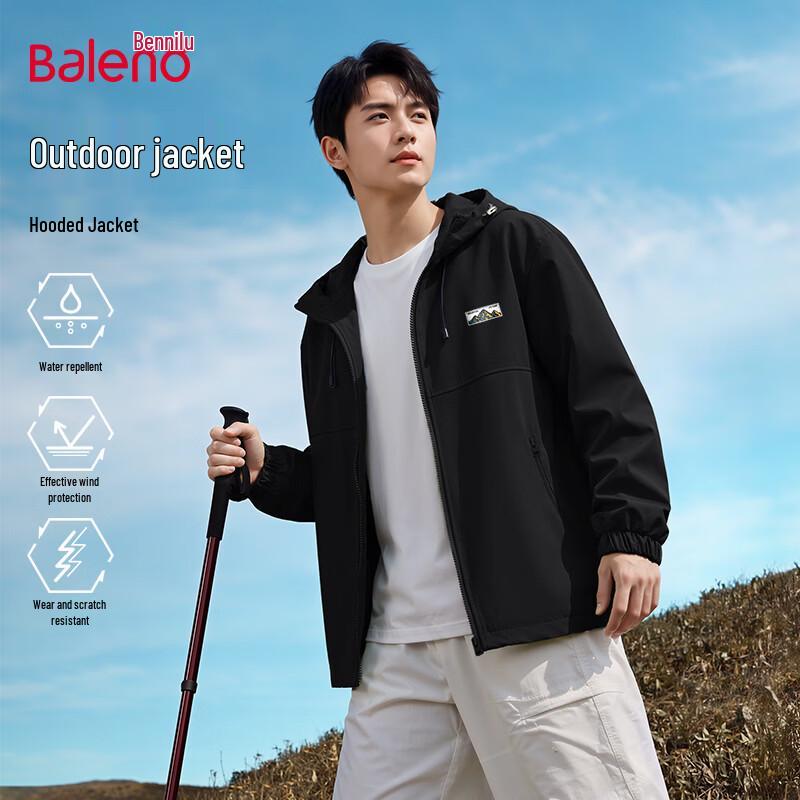 

Baleno Men s Mountain-Style Hooded Jacket XL