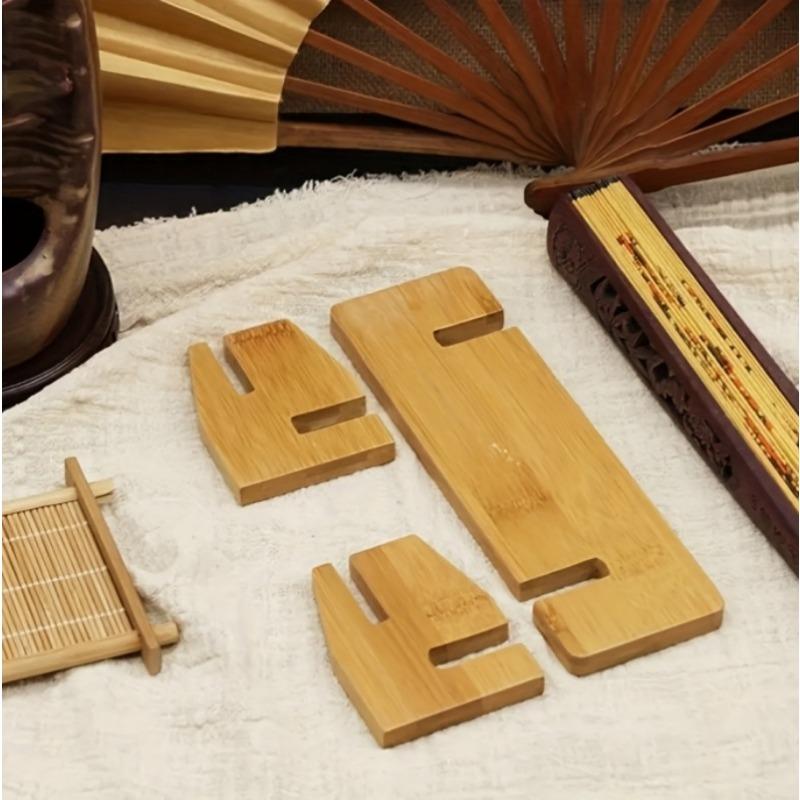1PC Durable Bamboo Chinese Folding Hand Fan Stand Base Fan Display Stand Folding Hand Fan Stand Display Holder Home Decoration