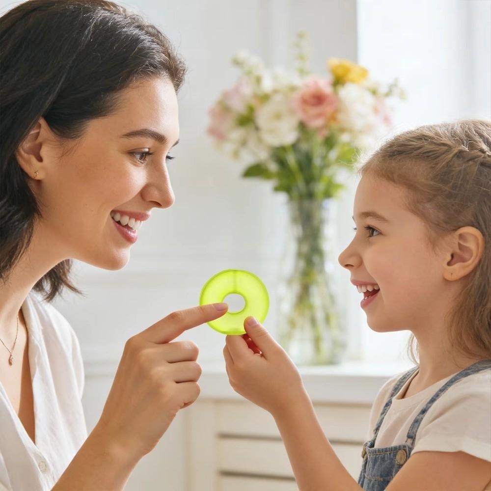 Soft Decompression Sensory Toy Stress Ring Gel Squishy Toy Anti-Anxiety Squeeze Object Pinch Toy