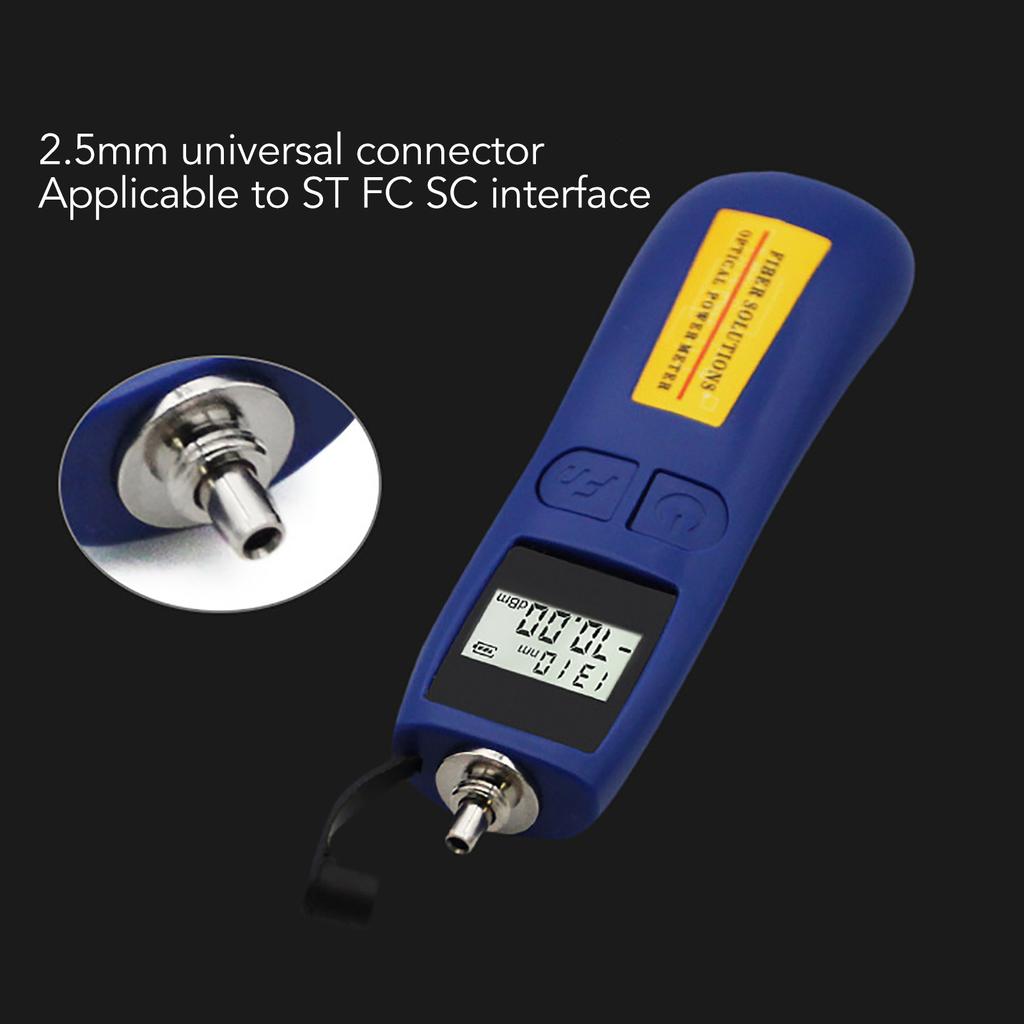 Optical Power Meter Plug and Play Accurate Measurement ‑70 To +10dBm Handheld Fiber Light Meter