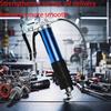 Manual Grip Grease Gun Aluminum Alloy Mini Grease Gun 400CC Handheld Grease Filling 6000-7000PSI with Flexible Hose