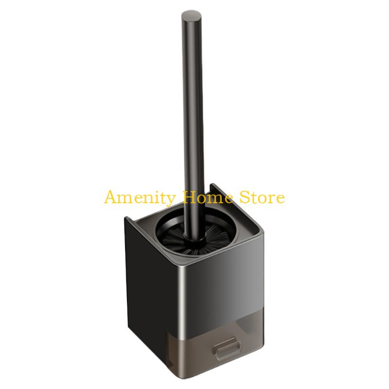 F26C Soft Bristles Toilet Brush & Holder Bathroom Toilet Bowl Brush Easily to Clean