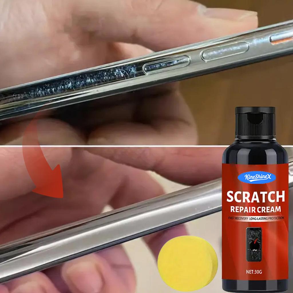 Crema per Riparazione Graffi dello Schermo, Lucidante per Riparazione Graffi Lenti Occhiali, Riparazione Graffi Specchio Sicuro per Tutte le Superfici in Vetro e Metallo