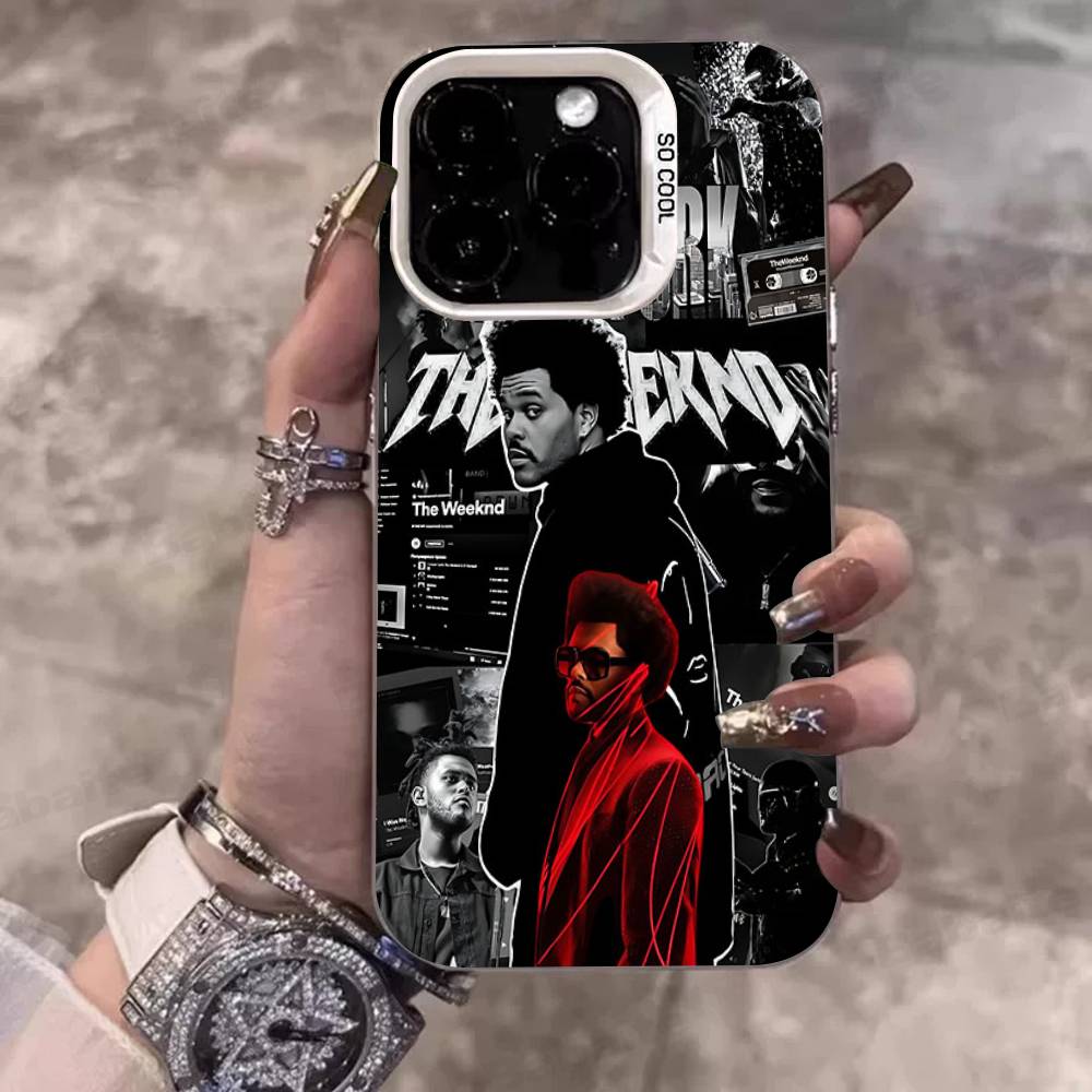 

Popular Hip Hop Rapper The Weeknd Phone Case For IPhone 16 15 14 13 12 11 Pro Max 17 Plus Colorful Cover iPhone 14