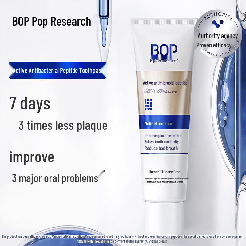 bop Active Antibacterial Peptide Toothpaste