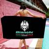 B-bianchi-S Bicycle Logo Microfiber Blanket Quick Drying Beach Towels Oversized Printing Super Absorbent Pool Towel Blanket