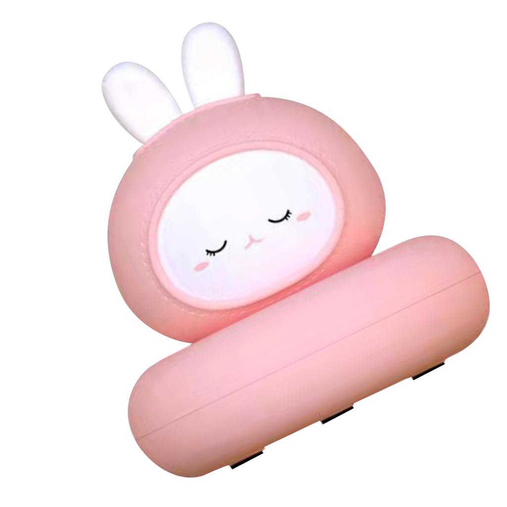 Rabbit Night Light Soft Light Rechargeable Cute Tap Control Nursery Light for Baby Toddler for Home Bedroom DC5V