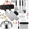 Barbecue Tool Set Outdoor BBQ Stainless Steel Teppanyaki Spatula Tools Barbecue Set